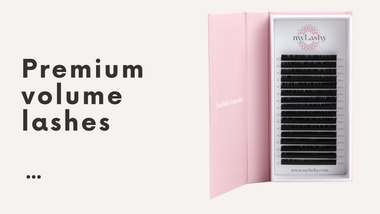 Premium volume lashes for eyelash technician
