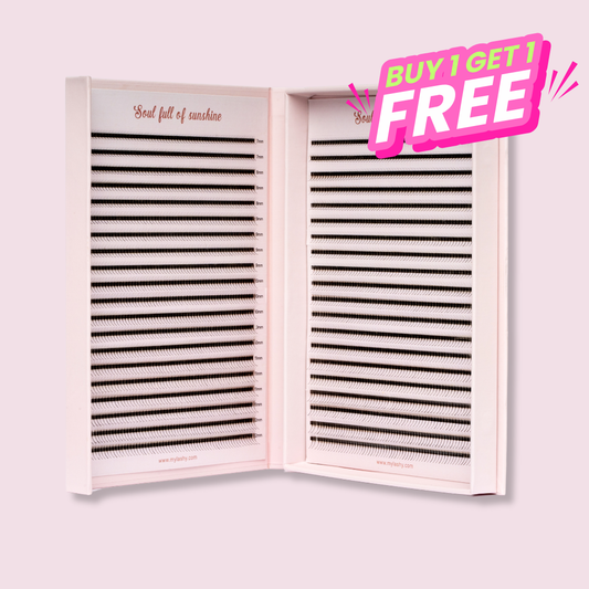 3D Narrow premade fans MIX tray 6-12mm (2000 fans)