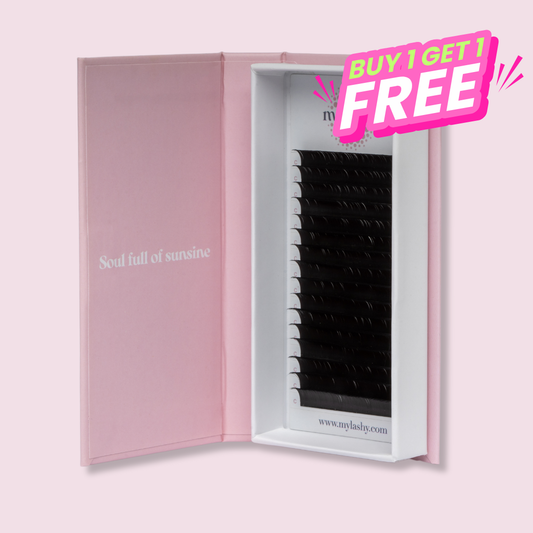 Premium Volume Lashes Curl C, 0,07mm, MIX tray