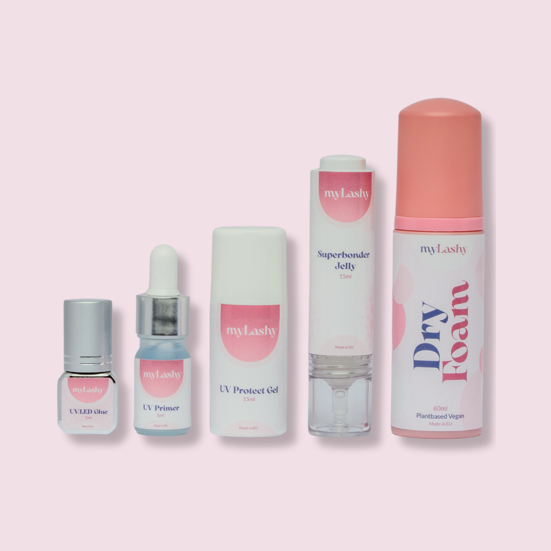 LED UV eyelash extensions products myLashy